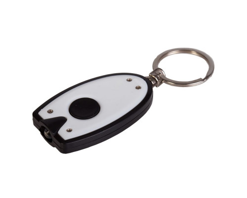 Брелок-фонарик Vivid, белый