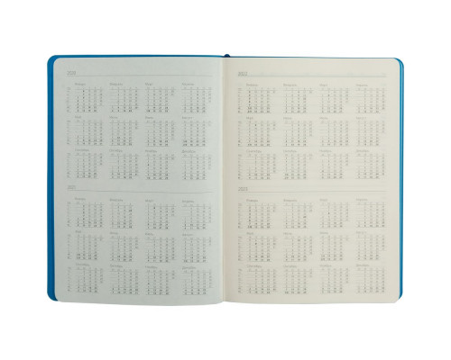 Ежедневник Slip, недатированный, сине-голубой
