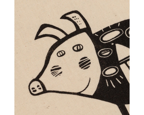 Игрушка «Свинка, витающая в облаках», черная