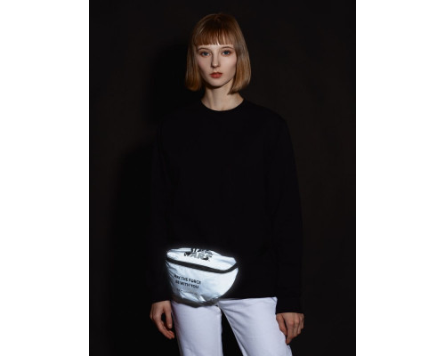 Поясная сумка May The Force Be With You из светоотражающей ткани