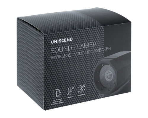 Беспроводная индукционная колонка Uniscend Flamer, черная