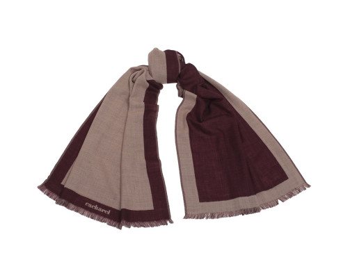 Набор Cacharel: кошелек и шарф, бордовый