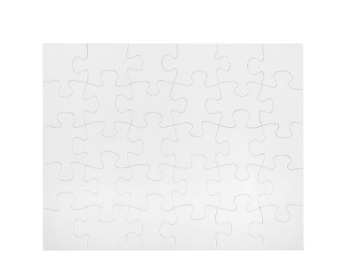 Пазл Tricky для сублимационной печати, белый