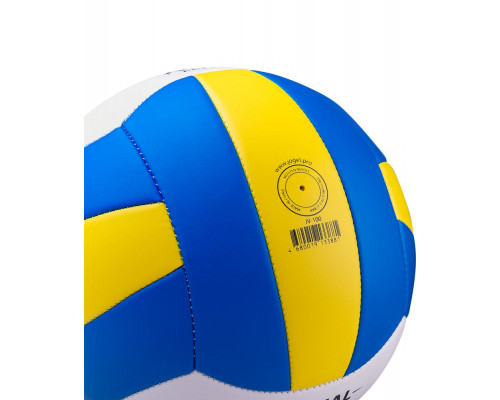 Волейбольный мяч Active, голубой с желтым