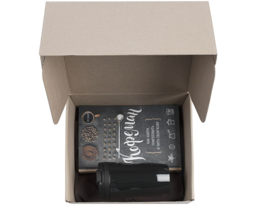 Набор «Кофеман» с рубашкой поло, черный