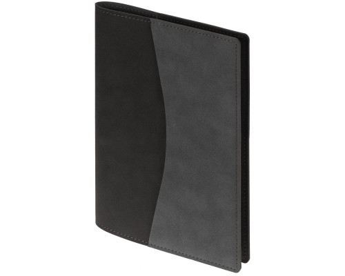 Ежедневник Reversible в суперобложке, недатированный, черный с серым