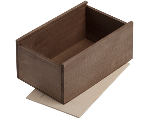 Деревянный ящик Boxy, малый, тонированный