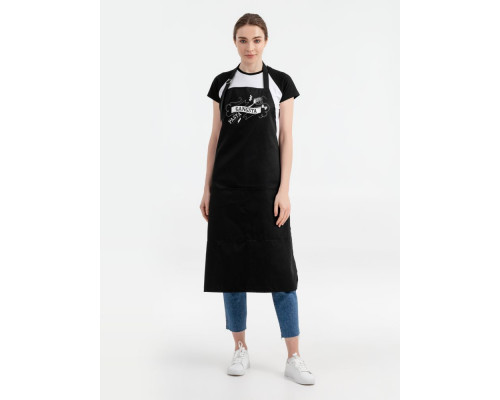 Фартук Gangsta Pasta, черный