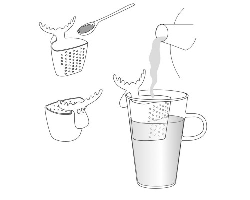 Емкость для заваривания Rudolf, черная