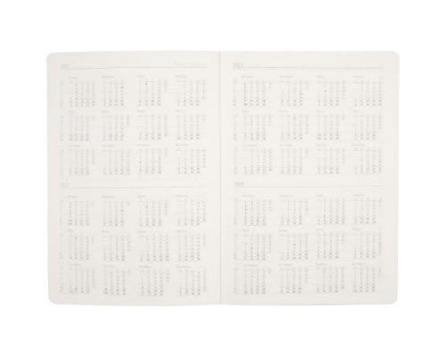 Ежедневник Magnet с ручкой, черный с коричневым