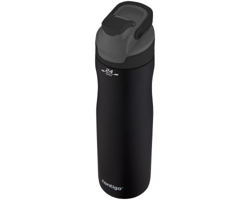 Термобутылка Autoseal Chill, вакуумная, черная