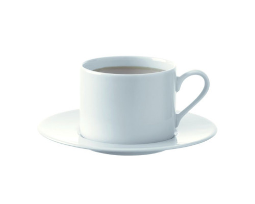 Набор чашек с блюдцем Dine, белый