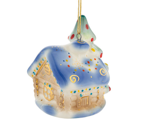 Фарфоровая елочная игрушка Snug