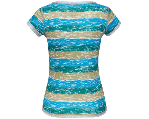 Футболка женская Rayet Lady двусторонняя, голубая с зеленым