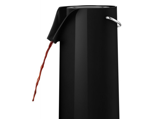 Термос с механической помпой Pump, черный