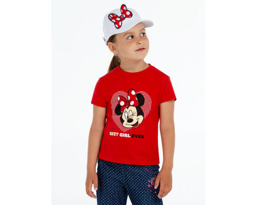 Бейсболка детская «Бант Минни Маус», белая