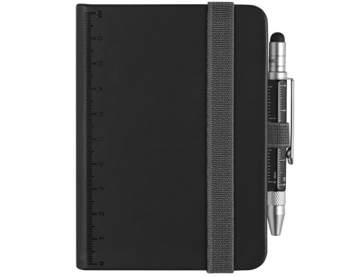 Блокнот Lilipad с ручкой Liliput, черный