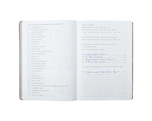 Ежедневник Labyrinth, недатированный, красный