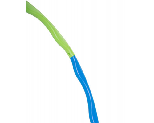 Обруч массажный Hula Hoop, сине-зеленый