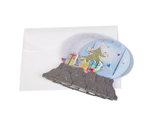 3D открытка «Елочка», с конвертом