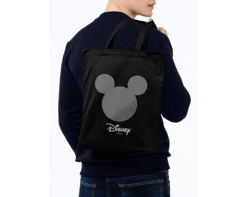 Холщовая сумка «Микки Маус. Oh, Boy», черная