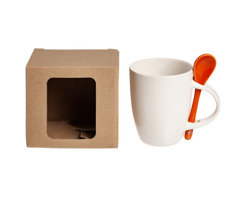 Коробка для кружки Window, крафт