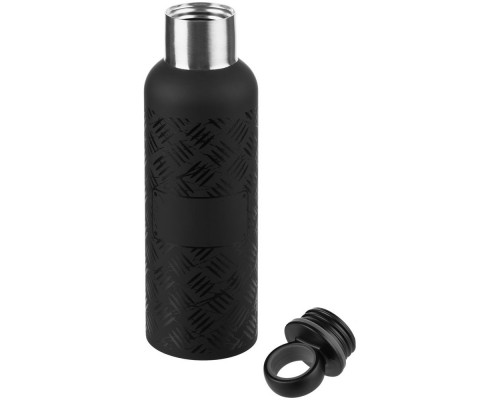 Tермобутылка Hard Work Black, черная