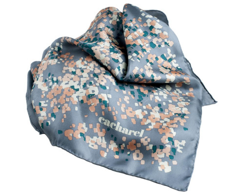 Платок Etincelle Silk, серо-голубой