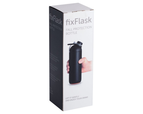 Бутылка для воды fixFlask, черная
