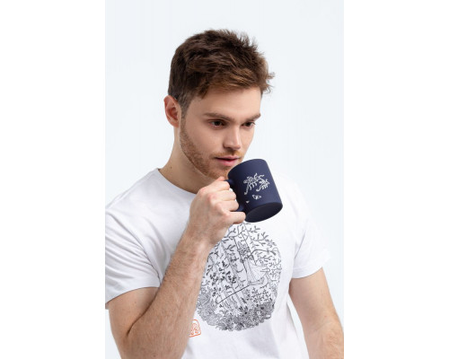 Кружка «Погоня», темно-синяя