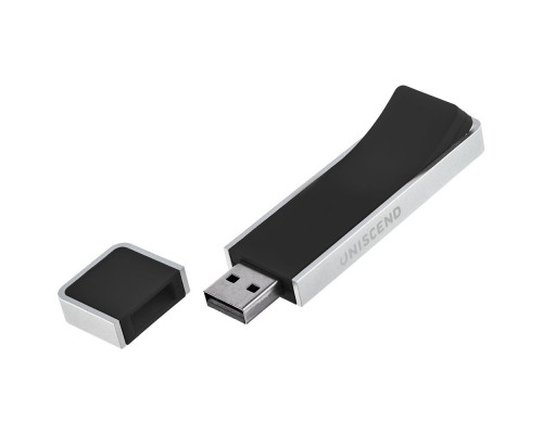 Флешка Uniscend Hillside, черная, 8 Гб