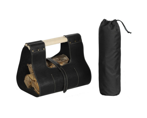 Сумка для дров Montero, черная