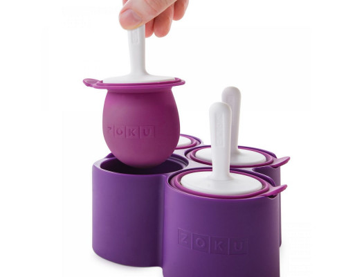 Форма для мороженого Round, фиолетовая