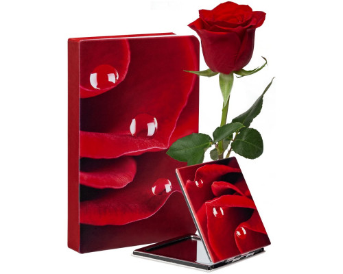 Набор «Роза»: ежедневник и зеркало