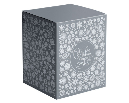 Елочный шар с фигуркой «Снегирь на ветке», 10 см, белый с золотистым