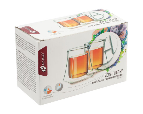 Набор стаканов с двойными стенками Very-Cherry