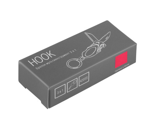 Мультитул Hook, красный