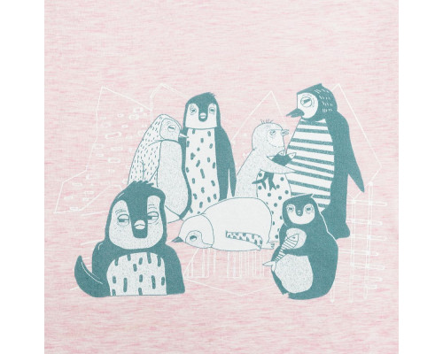 Футболка Ping Win, розовый меланж