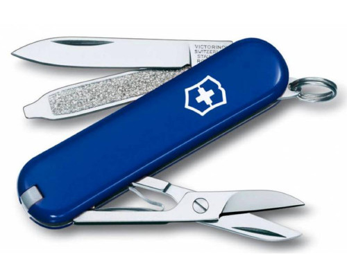 Нож-брелок Classic 58 с отверткой, синий