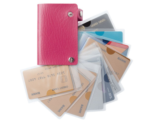 Футляр для пластиковых карт Young, розовый (фуксия)