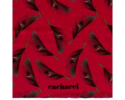 Набор Cacharel: кошелек и платок, голубой с красным