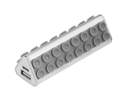 Внешний аккумулятор-подставка stuckBank Plus 2600 мАч, серебристый