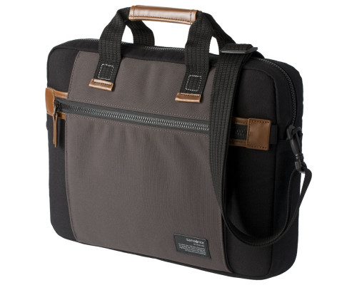 Сумка для ноутбука Sideways Laptop Bag, черная с серым