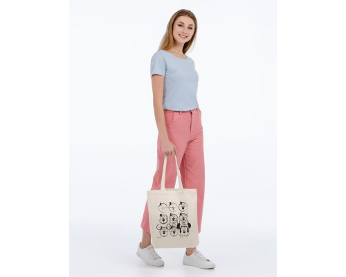 Холщовая сумка «Минни Маус. Icon Sketch», неокрашенная
