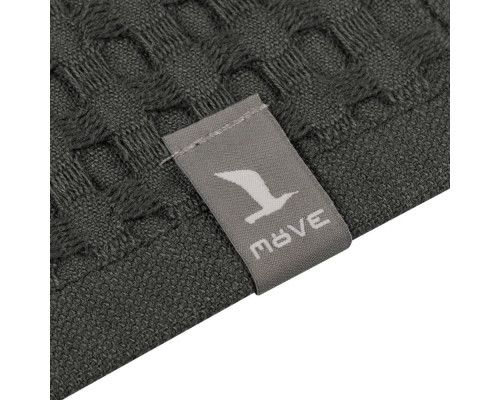 Полотенце вафельное Piquee, большое, серое