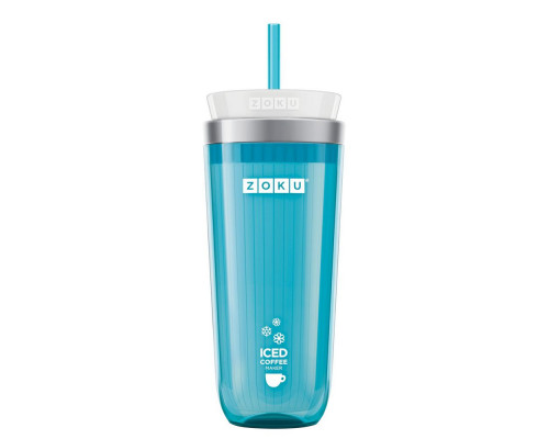Стакан для охлаждения напитков Iced Coffee Maker, голубой