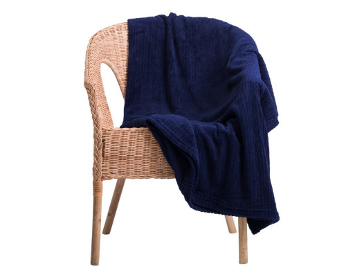 Плед Royal Blue, темно-синий