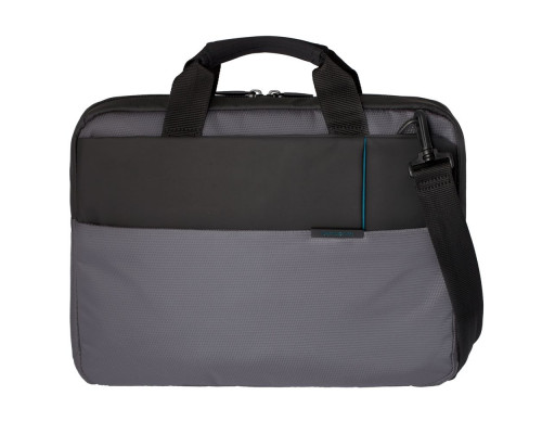 Сумка для ноутбука Qibyte Laptop Bag, темно-серая с черными вставками
