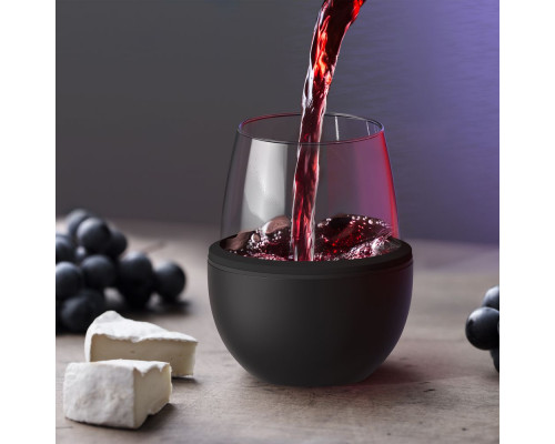 Термобокал для вина Wine Kuzie, черный