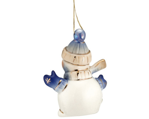 Фарфоровая елочная игрушка Olaf